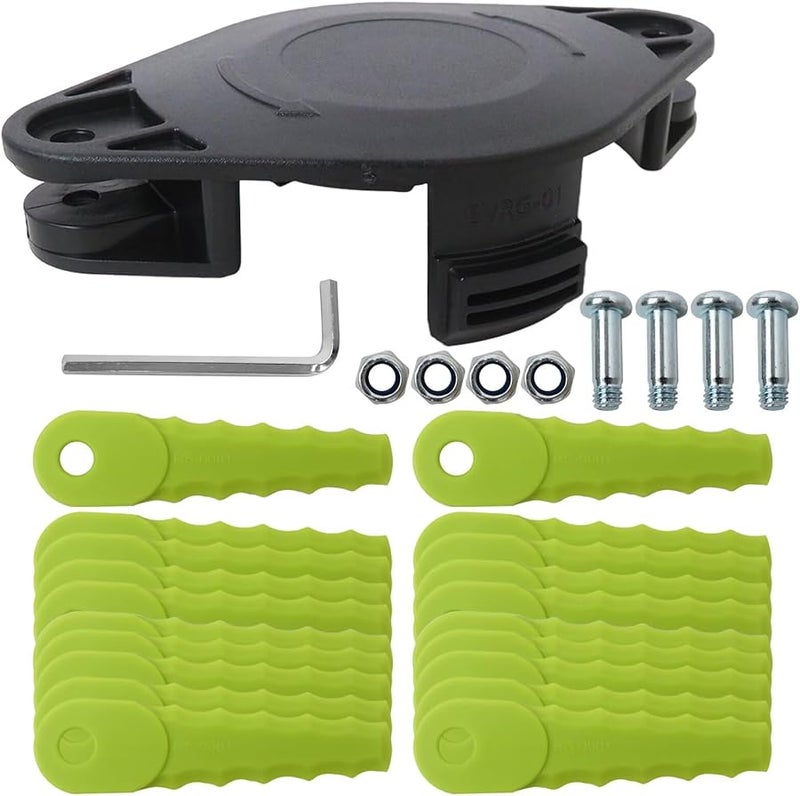 2026 Upgrade Blade Trimmer Head Kit with 20 Blades for Weed Eater Ryobi P2210 P2200 P2030 Models - Image 2